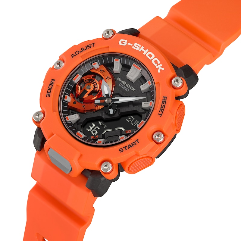 G-Shock GA-2200M-4AER Men's Carbon Core Black Resin Strap Watch