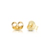 Thumbnail Image 1 of 9ct Yellow Gold & Cubic Zirconia Open Circle Stud Earrings