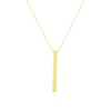 Thumbnail Image 0 of 9ct Yellow Gold Bar Drop Pendant Necklace