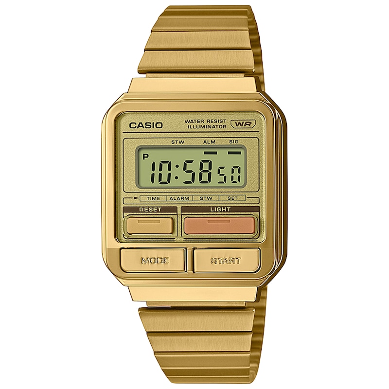 Casio Vintage Collection A120WEG-9AEF Gold Tone Bracelet Watch