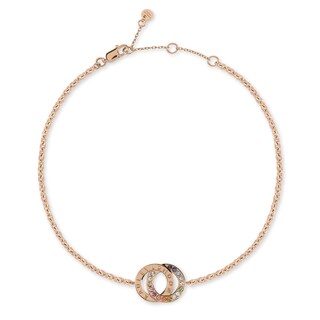 Radley Rose Gold Tone Double Loop Bracelet H.Samuel