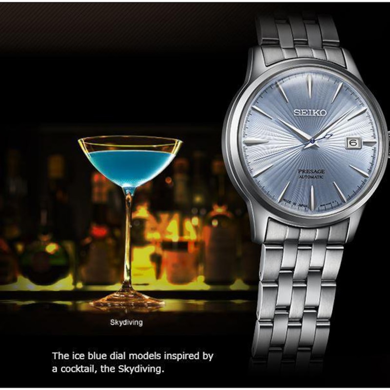 Seiko Presage Cocktail Stainless Steel Bracelet Watch