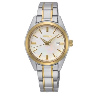 Seiko Quartz Essential Time Ladies Two Tone Bracelet Watch H.Samuel
