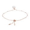 Thumbnail Image 1 of Fossil Vintage Icon Rose Gold Tone Synthetic Pearl Bracelet