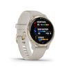 Thumbnail Image 5 of Garmin Venu 2S Ladies' Cream Silicone Strap Smartwatch