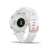 Thumbnail Image 3 of Garmin Venu 2S Ladies' White Silicone Strap Smartwatch