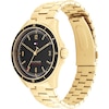 Thumbnail Image 2 of Tommy Hilfiger Men's Black Dial Yellow Gold Tone Watch