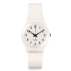 Thumbnail Image 0 of Swatch Just White Soft White Silicone Strap Watch