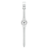 Thumbnail Image 1 of Swatch Just White Soft White Silicone Strap Watch