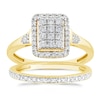 Thumbnail Image 0 of Perfect Fit 9ct Yellow Gold 0.40ct Total Diamond Bridal Set