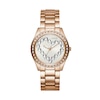 Thumbnail Image 0 of Guess Crystal Ladies' Rose Gold Tone Bracelet Watch