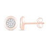 Thumbnail Image 0 of 9ct Rose Gold Round Diamond Stud Earrings