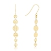 Thumbnail Image 0 of 9ct Yellow Gold Disc Chain Drop Earrings