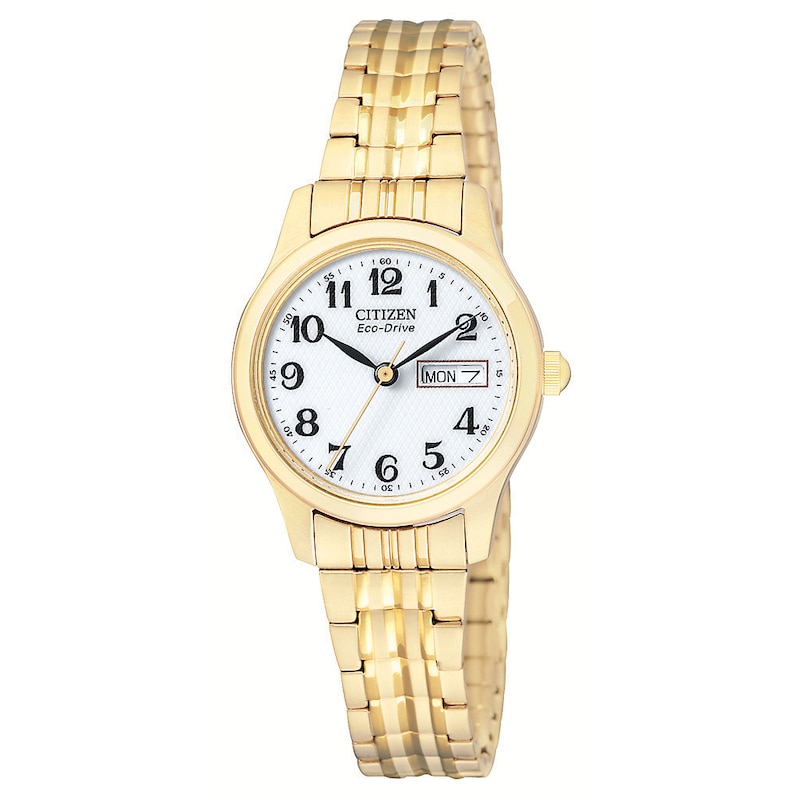 Citizen Eco-Drive Ladies' Gold-Plated Bracelet Watch