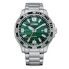 Thumbnail Image 0 of Citizen Eco-Drive Men's Green Dial Stainless Steel Bracelet Watch