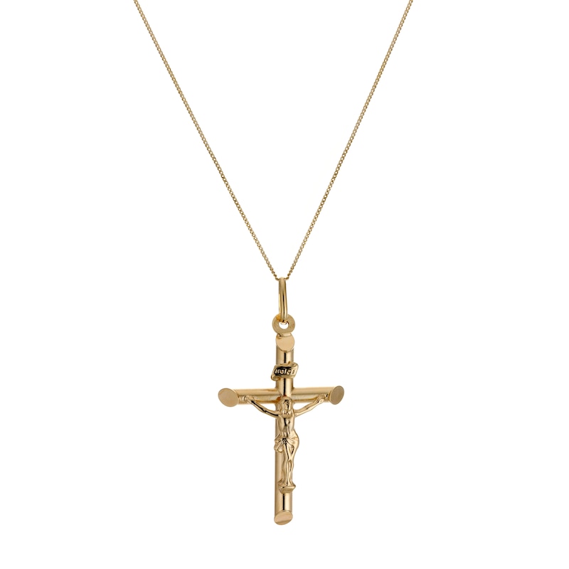 9ct Gold Crucifix Pendant