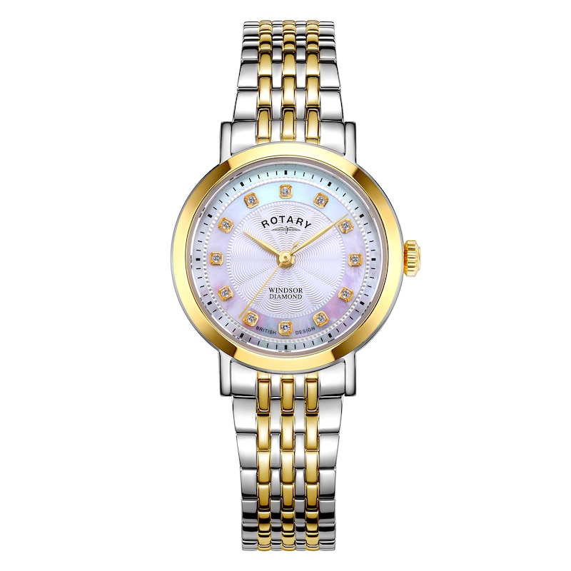 Rotary Windsor Diamond Ladies' Two Tone Bracelet Watch