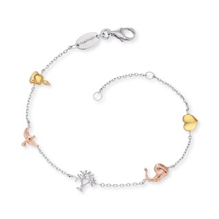 Angel Whisperer Tree Of Life Three Tone Bracelet H.Samuel