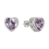 Thumbnail Image 1 of Radley Amy Silver Cubic Zirconia Heart Stud Earrings