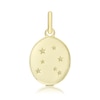 Thumbnail Image 0 of 9ct Yellow Gold Libra Constellation Disc Pendant Charm
