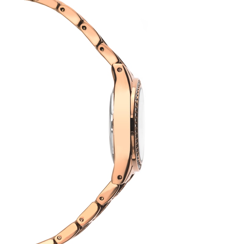 Sekonda Joanne Ladies' Stone Set Rose Gold-Plated Bracelet Watch