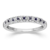Thumbnail Image 0 of Emmy London 18ct White Gold Sapphire & Diamond Eternity Ring