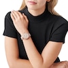 Thumbnail Image 3 of Michael Kors Parker Ladies' Rose Gold Stainless Steel & Ceramic Watch