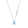 Thumbnail Image 1 of Michael Kors Sterling Silver Blue Cubic Zirconia Pear Pendant