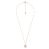 Thumbnail Image 0 of Michael Kors Brilliance 14ct Rose Gold Plated Disc Pendant