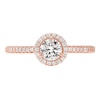 Thumbnail Image 1 of Michael Kors 14ct Rose Gold Plated CZ Pavé Ring (Size P)