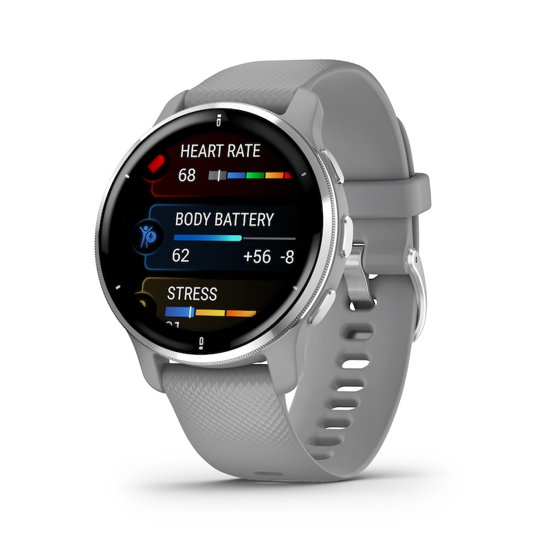 Garmin Venu Plus 2 Grey Silicone Smartwatch