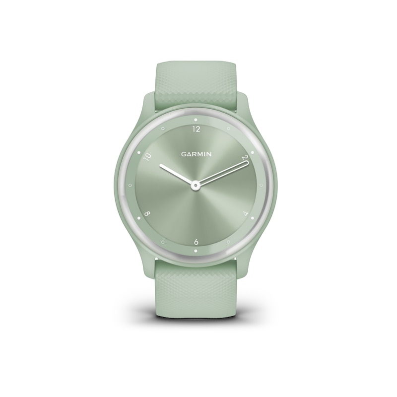 Garmin Vivomove Sport Green Silicone Strap Smartwatch