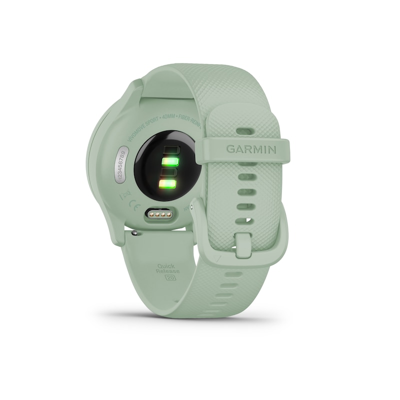 Garmin Vivomove Sport Green Silicone Strap Smartwatch