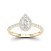 Thumbnail Image 0 of The Diamond Story 18ct Yellow Gold Pear 0.50ct Total Diamond Ring
