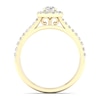 Thumbnail Image 2 of The Diamond Story 18ct Yellow Gold Pear 0.50ct Total Diamond Ring