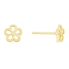 Thumbnail Image 0 of Children's 9ct Yellow Gold 5 Petal Daisy Stud Earrings