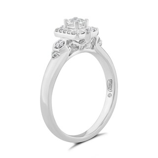 Emmy London Platinum 0.33ct Total Diamond Ring H.Samuel