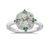 Thumbnail Image 2 of Emmy London 18ct White Gold Green Quartz & Diamond Ring