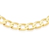Thumbnail Image 1 of 9ct Yellow Gold 9'' Solid Curb Chunky Chain Bracelet