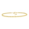 Thumbnail Image 0 of 9ct Yellow Gold Adjustable 9 Inch Rope Chain Anklet