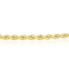 Thumbnail Image 1 of 9ct Yellow Gold Adjustable 9 Inch Rope Chain Anklet