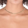 Thumbnail Image 1 of Sterling Silver & 18ct Gold Plated Vermeil Double Cable Chain