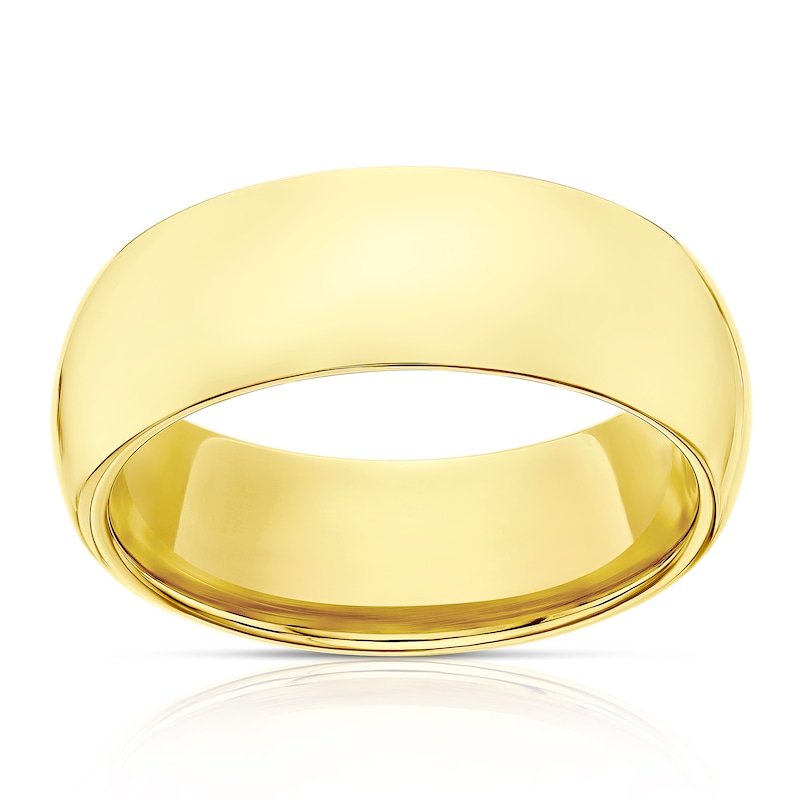 9ct Yellow Gold 5mm Super Heavy Court Ring