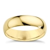 Thumbnail Image 0 of 18ct Yellow Gold 5mm Extra Heavy D Shape Ring