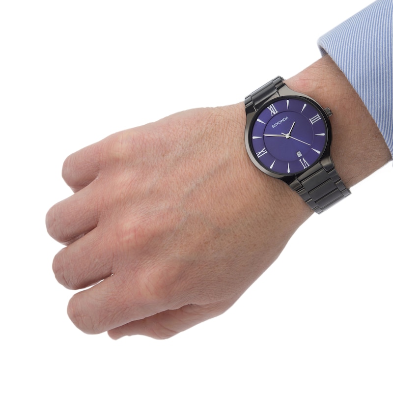 Sekonda Wilson Men's Blue Dial Bracelet Watch