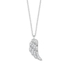 Thumbnail Image 0 of Angel Whisperer Silver Cubic Zirconia Angel Wing Necklace