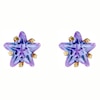 Thumbnail Image 0 of 9ct Gold Lavender Cubic Zirconia Star 6mm Stud Earrings
