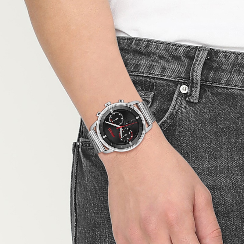HUGO #ADVISE Men's Stainless Steel Bracelet Watch