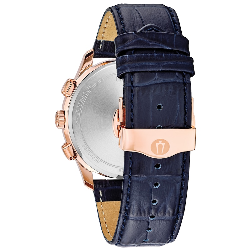Bulova Classic Wilton Chronograph Men's Leather Strap Watch