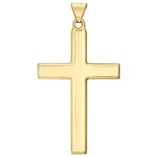 9ct Yellow Gold Cross (No Chain) H.Samuel